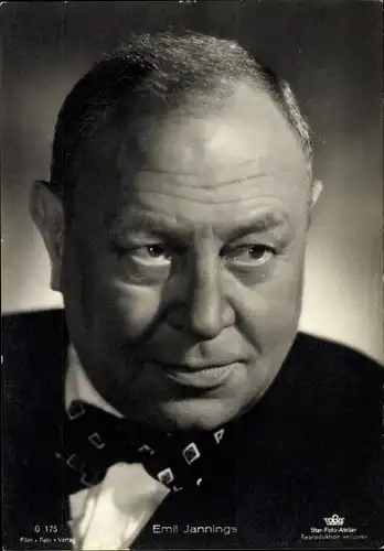 Ak Schauspieler Emil Jannings, Portrait, Tobis Film G 175