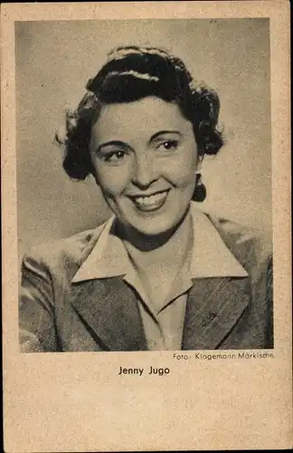 Ak Schauspielerin Jenny Jugo, Portrait