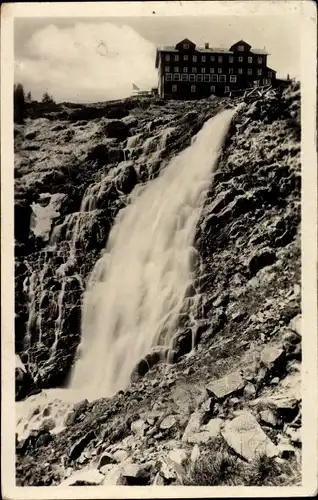 Ak Riesengebirge, Bergbaude, Elbfall, Labsky vodopad