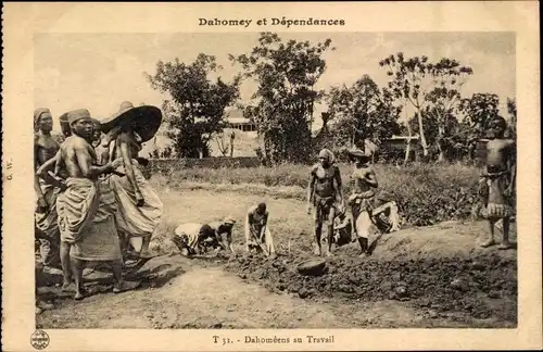 Ak Dahomey Benin, Dahomeens au Travail