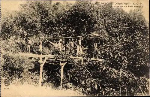 Ak Dahomey Benin, Pont rustique