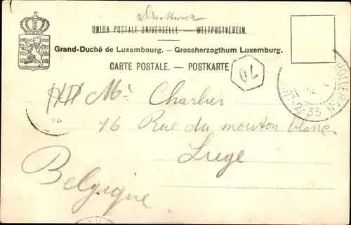 Ak Clausen Luxemburg, Vallee