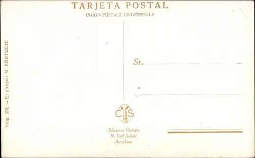 Künstler Ak Bertuchi, Frauen und Männer in spanischen Trachten