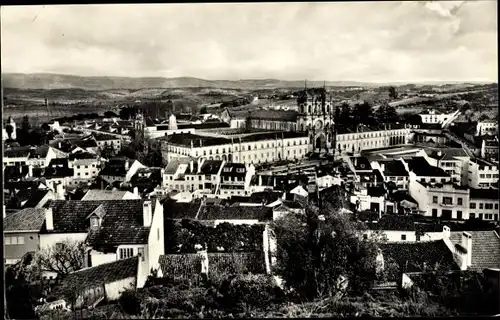 Ak Alcobaça Portugal, Blick auf den Ort