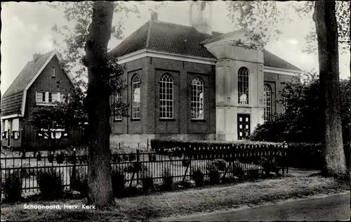 Ak Schoonoord Drenthe Niederlande, Herv. Kerk