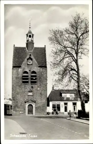 Ak Scheemda Oldambt Groningen, Toren
