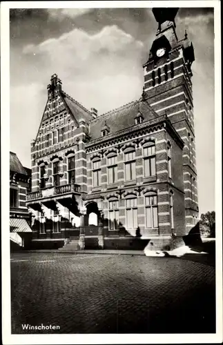 Ak Winschoten Groningen Niederlande, Stadhuis