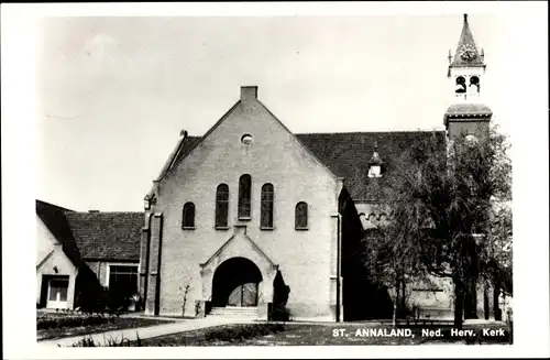 Ak Sint Annaland Zeeland Niederlande, Ned. Herv. Kerk