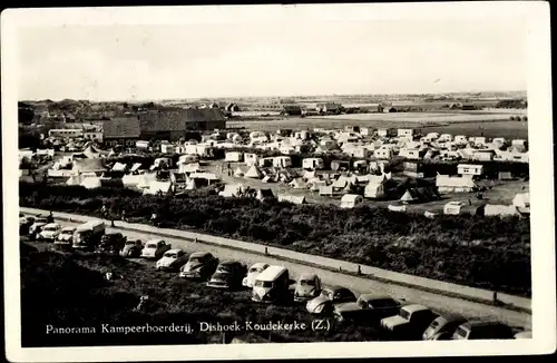 Ak Koudekerke Zeeland, Panorama Kampeerboerdij