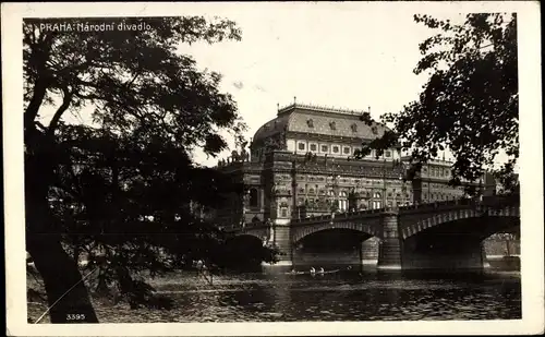 Ak Praha Prag Tschechien, Narodni divadlo