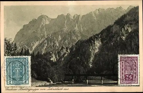Ak Johnsbach Steiermark, Gesäuser Hochtorgruppe