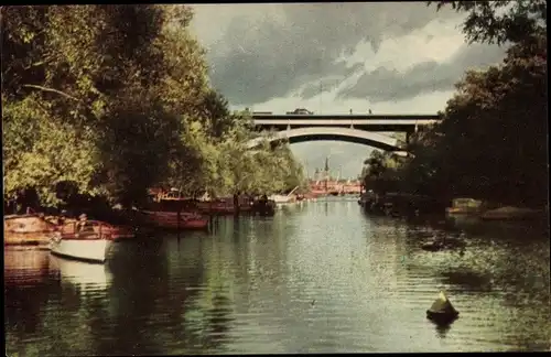 Ak Stockholm Schweden, Pålsundet och Västerbron