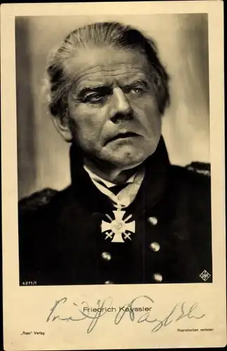 Ak Schauspieler Friedrich Kayssler, Portrait, Autogramm