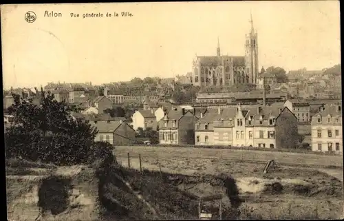 Ak Arlon Arel Wallonien Luxemburg, Vue Generale de la Ville