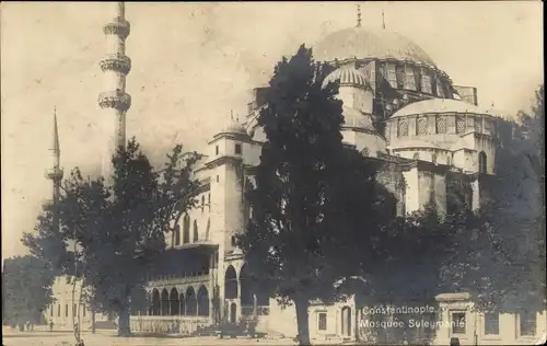 Ak Konstantinopel Istanbul Türkei, Mosquée Suleymanié