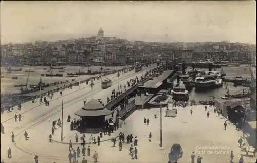 Ak Konstantinopel Istanbul Türkei, Pont de Galata