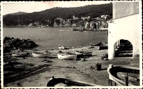 Ak Costa Brava Katalonien, Palafrugell, Calella, les Voltes