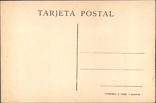 Ak Madrid Spanien, Estatua y Plaza de Colón