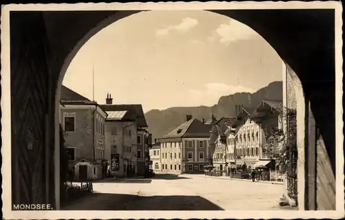 Ak Mondsee Oberösterreich, Platz