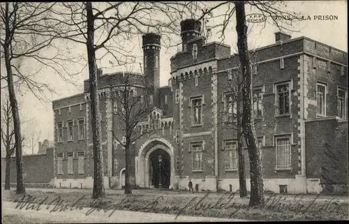 Ak Mons Wallonien Hennegau, La Prison, Gefängnis