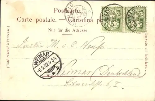 Ak Brünig Meiringen Kt. Bern Schweiz, Bahnhof Brünig mit Restaurant