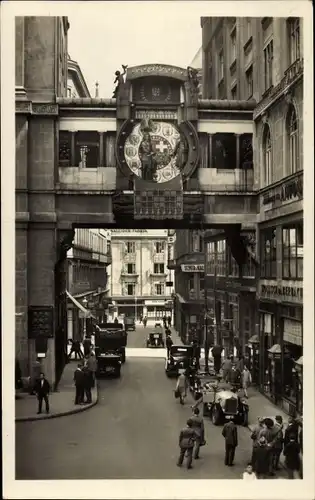 Ak Wien 1. Innere Stadt Österreich, Anker Kunstuhr am Hohen Markt, Prof. Matsch