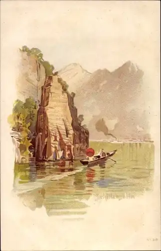 Litho Vierwaldstättersee Kanton Uri, Schillerstein