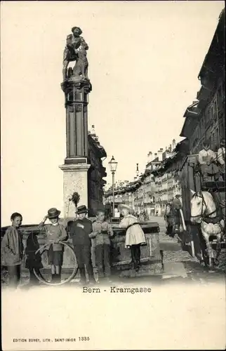 Ak Bern Stadt Schweiz, Kramgasse