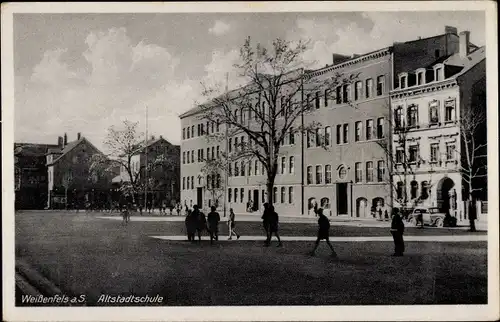 Ak Weißenfels an der Saale, Altstadtschule