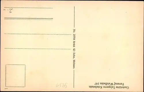Ak Kriebstein in Sachsen, Burg Kriebstein, Schloss, Zschopautal