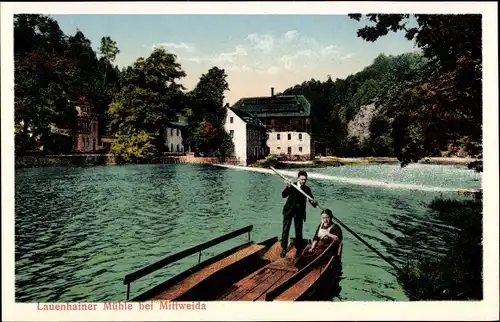 Ak Lauenhain Mittweida in Sachsen, Lauenhainer Mühle