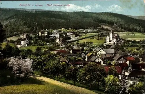Ak Saalfeld an der Saale, Bad Sommerstein, Panorama