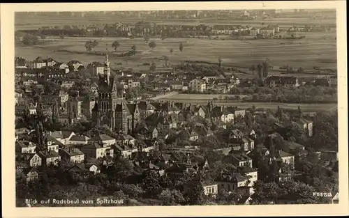 Ak Oberlössnitz Radebeul in Sachsen, Blick vom Spitzhaus