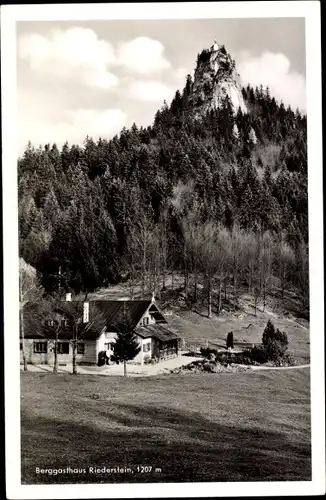 Ak Tegernsee in Oberbayern, Berggasthaus Riederstein