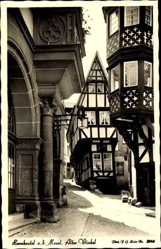 Ak Bernkastel Kues an der Mosel, Alter Winkel