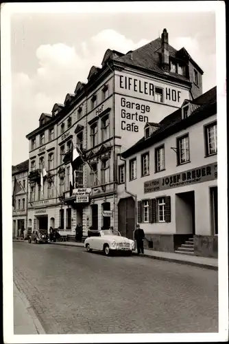 Ak Adenau in der Eifel, Hotel Eifeler Hof, Nürburgring, Geschäftshaus Josef Breuer