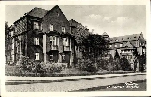 Ak Freiberg in Sachsen, St. Johannis-Hospital