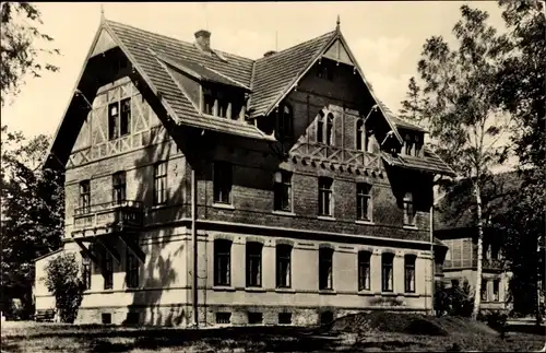 Ak Hohenstein Ernstthal in Sachsen, Bethlehemstift, Waldhaus