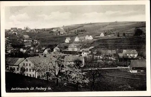 Ak Dorfchemnitz bei Sayda Mittelsachsen, Panorama