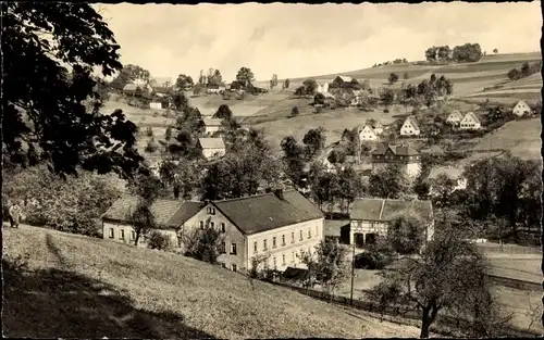 Ak Dorfchemnitz bei Sayda Mittelsachsen, Panorama