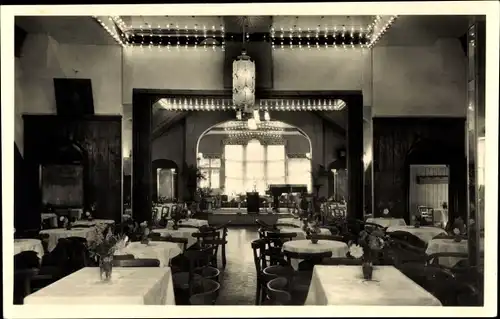 Ak Linda Brand Erbisdorf Sachsen, Schrödermühle, HO Gaststätte, Gastraum