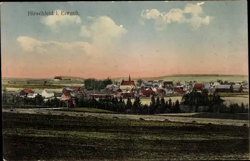 Ak Hirschfeld Reinsberg Sachsen, Panorama