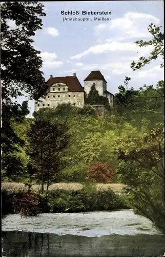 Ak Bieberstein Reinsberg in Sachsen, Schloss Bieberstein