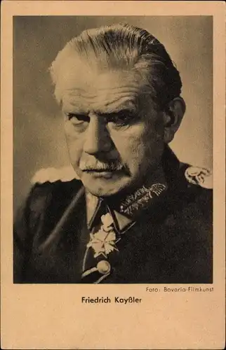 Ak Schauspieler Friedrich Kayßler, Portrait, Uniform, Orden