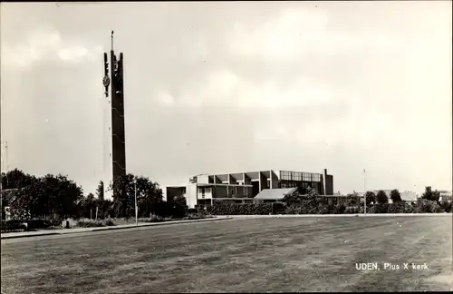 Ak Uden Nordbrabant, Pius X Kerk