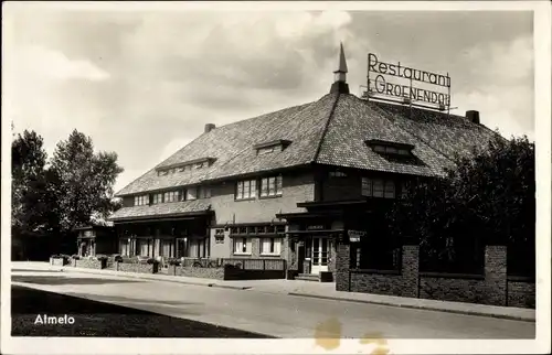 Ak Almelo Overijssel Niederlande, Restaurant 't Groenendal