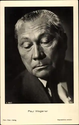 Ak Schauspieler Paul Wegener, Portrait