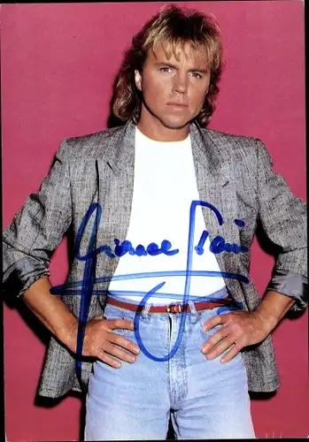 Ak Sänger Michael Sten, Portrait, Autogramm