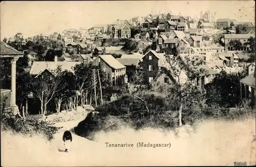 Ak Antananarivo Tananarive Madagaskar, Ortsansicht