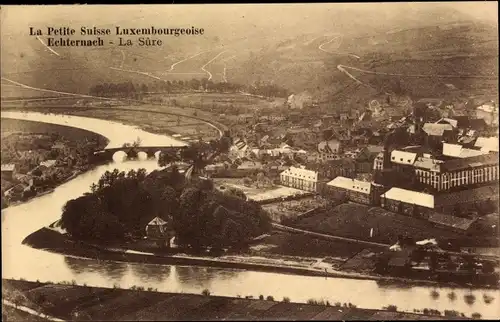 Ak Echternach Luxemburg, La Sure, La Petite Suisse Luxembourgeoise